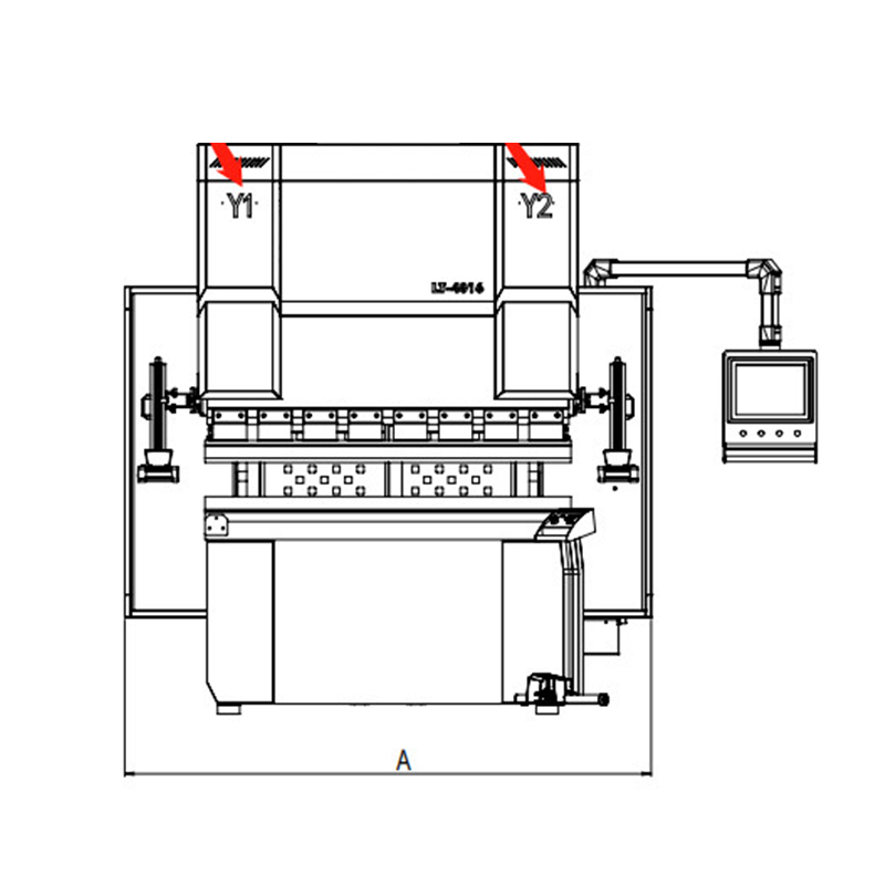 IS Series High Precision 40 Ton Electric Servo Press Brake. مكابح الضغط المؤازرة الكهربائية عالية الدقة من سلسلة IS